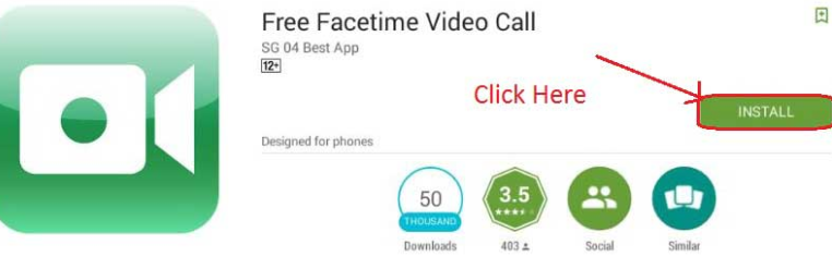 Facetime for android