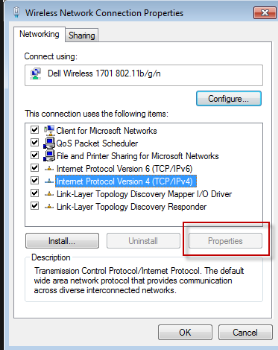 Version 4 (TCP IPv4) Properties