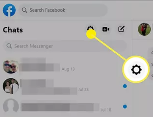 find hidden messages on Messenger on your desktop: